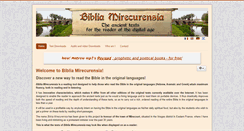Desktop Screenshot of biblia-mirecurensia.com