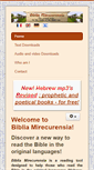 Mobile Screenshot of biblia-mirecurensia.com